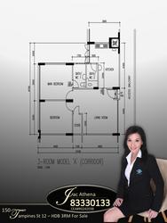 Blk 150 Tampines Street 12 (Tampines), HDB 3 Rooms #93714382